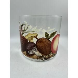 John Derian Glass Hurricane Candle Holder Vase Fall Fruits Mushroom Target